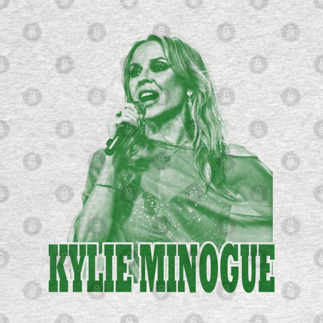 Kylie Minogue (19) - green solid style by Loreatees